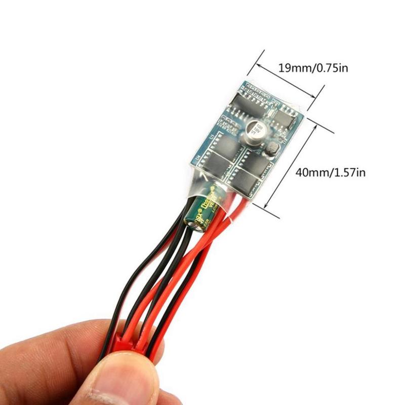 Product Introduction of 30A Brushed ESC RC Car Speed Control with Brake for Racing 0