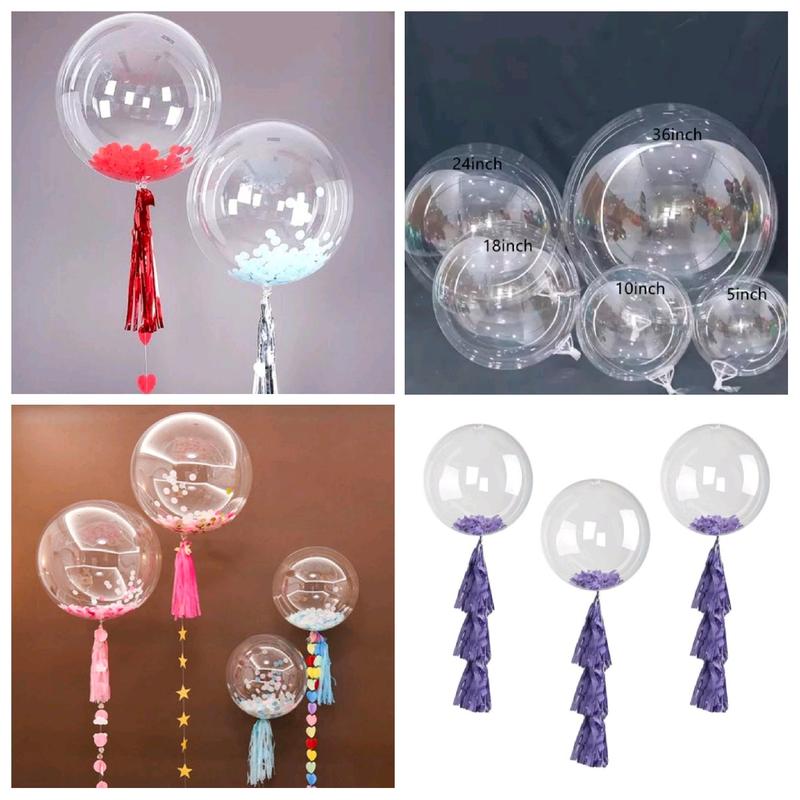 Balon pvc bobo 12 inch / balon pvc transparan bening 0