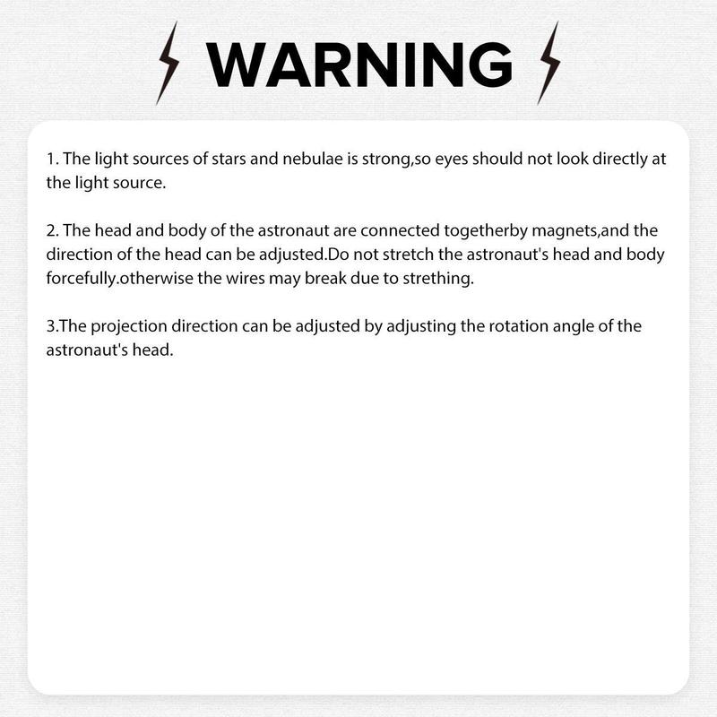 Product Introduction of Astronaut Projector Night Light for Summer Fall Gift, Ceiling LED Light Mini Projector, Rotation Ambient Lighting with Variable Nebula Effect, Spaceman Projector Ambient Lights for Home Bedroom Decor, Room Accessories for Prince Room, Valentine's Day Gift 14