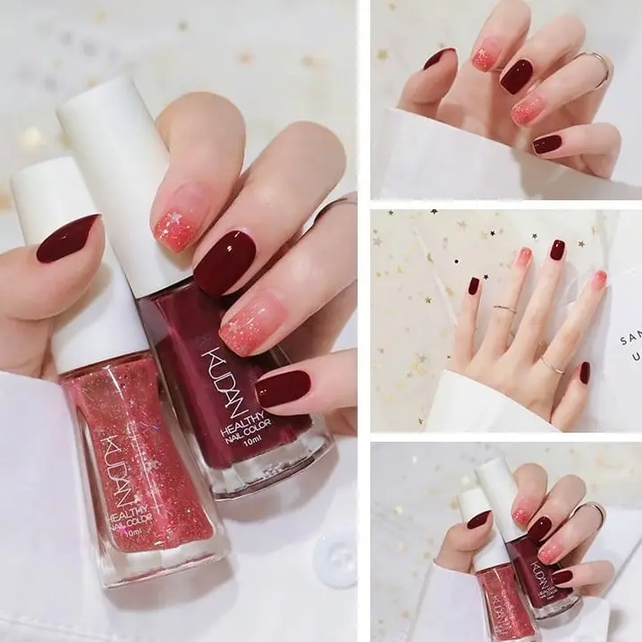 MSI KUDAN Cat  Kuku Kutek Peel Off Kutikula Wanita Cewek Halal Muslimah Sholat 10ML Bisa Di Kupas Nail Polish 40 Warna Colorful Wangi Tahan Lama Bebas Alkohol Kering Art Tangan 2