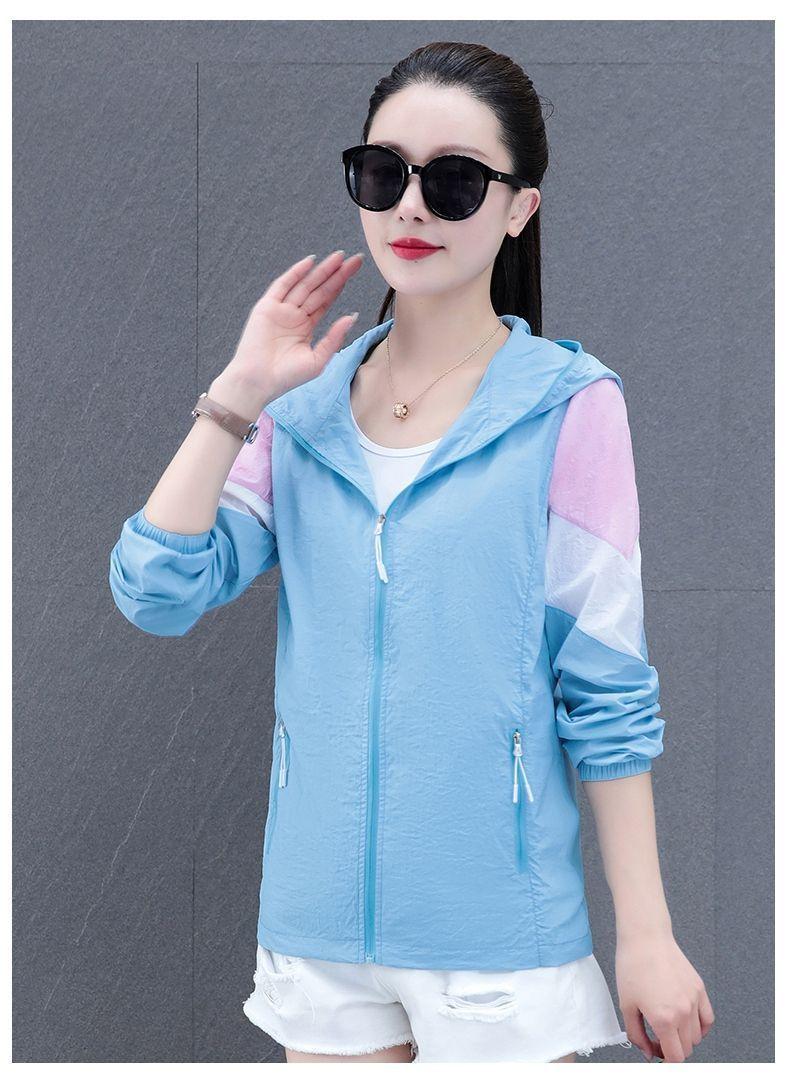 Product Introduction of Woodpecker UPF50+ Ice Silk Sun Protection Clothing for Women Summer 2024 New Thin UV Protection Outdoor Rich Lady Skin Clothing for Women 16