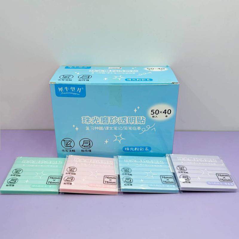 Product Introduction of กระดาษโน้ตฝ้าใส ลายการ์ตูนน่ารัก สำหรับนักเรียน แผ่นจดบันทึก กระดาษโน้ตกาว ปี 2025 19
