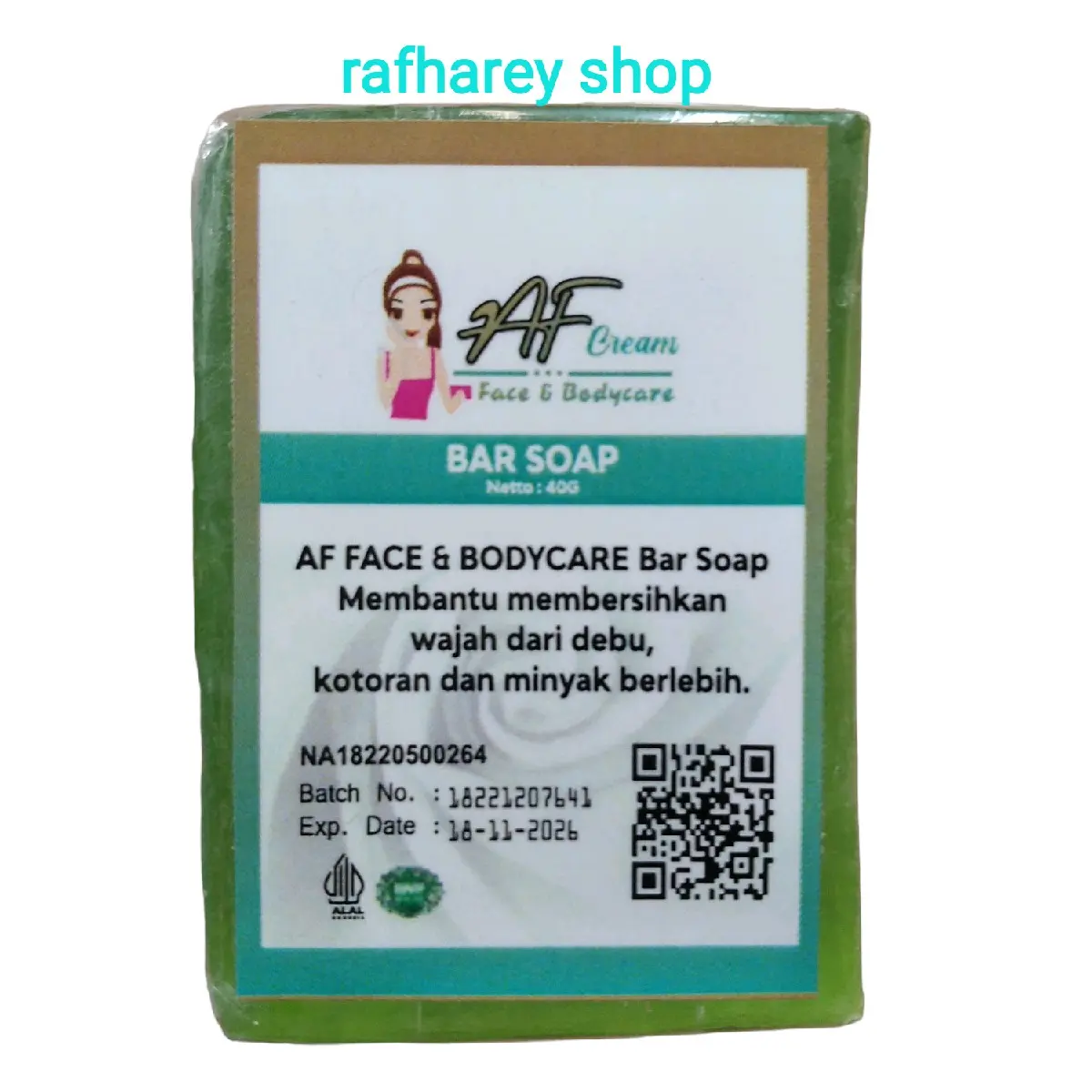 Sabun AF Double Glow Hijau Mencerahkan