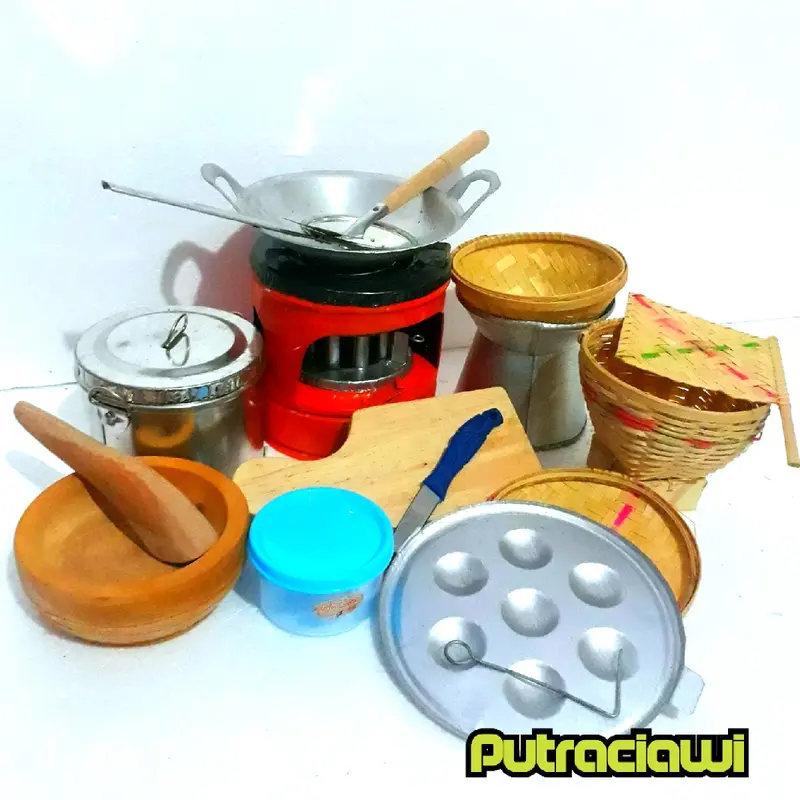 Peralatan Alat Masak Masak Anak / Mainan Masak Masak Anak Paket Toples Mini Toys 0