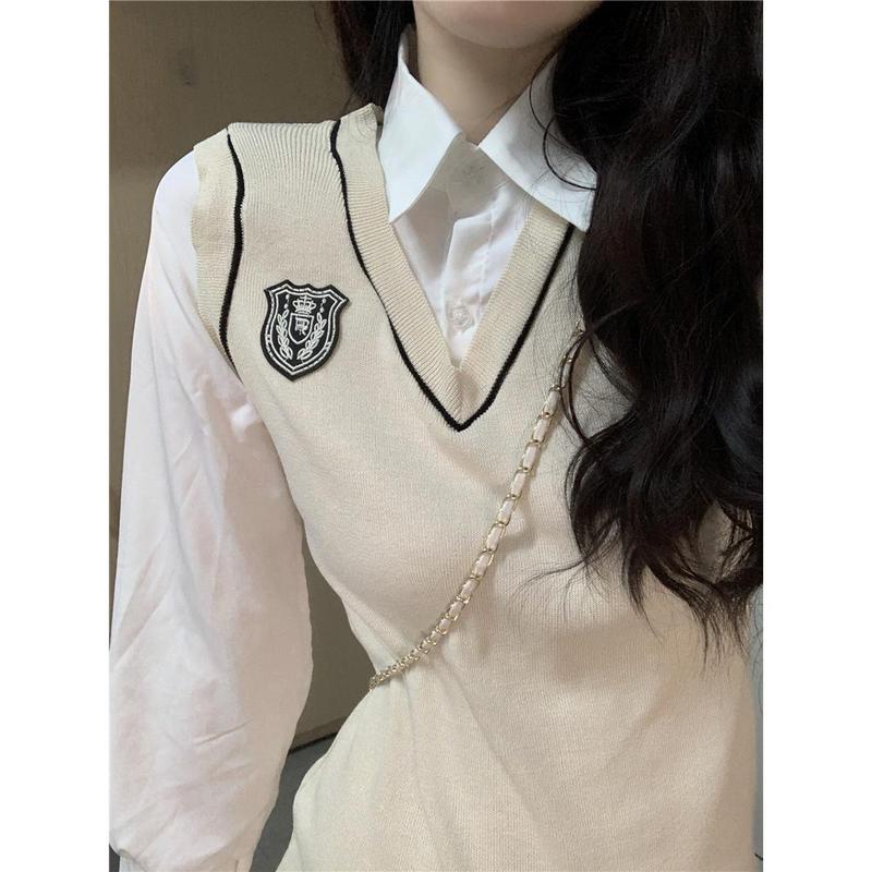 Váy JK, Phong Cách Preppy, Dành Cho Nữ, Thích Hợp Cho Mùa Xuân Và Mùa Thu, Mỏng Vừa Vặn, Dễ Thương Và Gợi Cảm, Có Thể Mặc Bên Trong, Váy Mặc Trong, Váy Bodycon Mỹ, Hàng Mới Về 2024 Dress body  ống 6