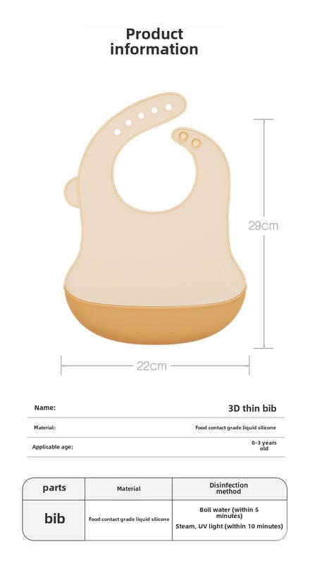 Product Introduction of Baby Waterproof Silicone Bibs for Summer Feeding 14