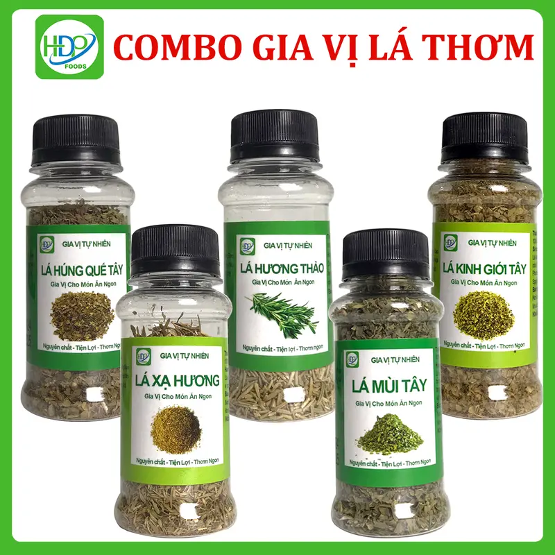 Combo gia vị vua đầu bếp HDP FOODS - Thơm ngon - Tiện lợi, Cay 3