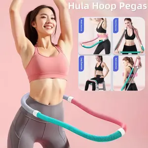 Hula Hoop Pegas Hula Hoop Portabel Hula Hoop Elastis/Hula Hoop Pegas Hula Hoop Portable Elastis Cocok Untuk Fitness Di Rumah