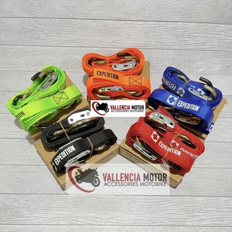 Product Introduction of (1set isi 2pcs) EXPEDITION Tali Pengikat Tie Down Straps Motocross Trail Grasstrack Adventure expedition panjang 205cm Bisa Untuk Klx 150- Crf 150l - Wr155 Dll 2