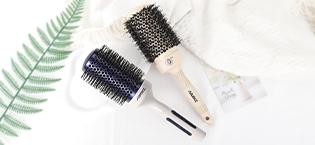Product Introduction of AIMIKE Nano Ionic Tech Large Round Brush, Ceramic Round Brush for Blow Drying, Styling and Boost Volume, Natural Wood Round Hair Brush, One Piece Design - 2 Inch/52mm Haircare Heatless 17