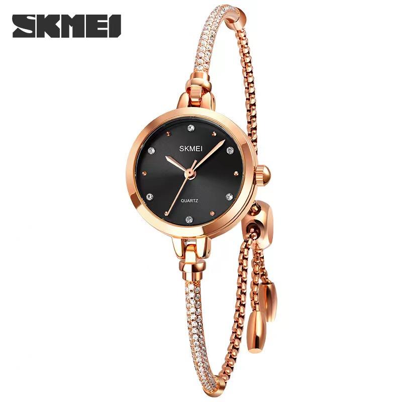  SKMEI - Đồng Hồ Thạch Anh Nữ Mỏng Thời Trang 1805 Thường Ngày Nữ Váy Đồng Hồ 3Bar Không Thấm Nước Relogio Feminino Đơn Giản 