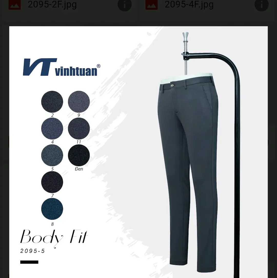 Quần tây nam cao cấp vĩnh tuấn Mã 2095