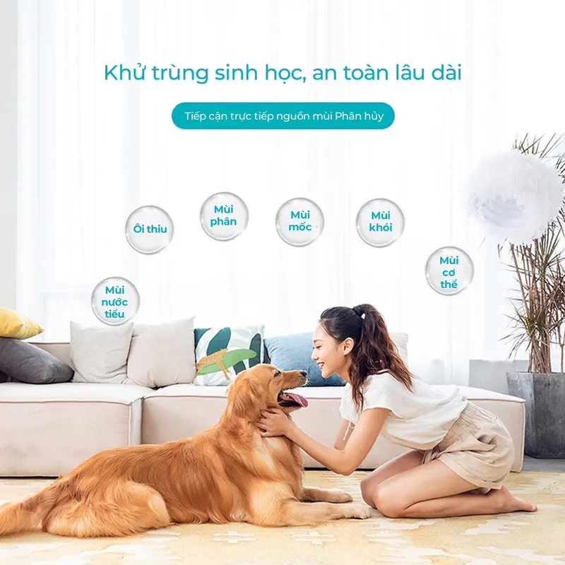 C3_Combo 1 Chai Dầu Cá Hồi 500ml + 1 Lọ Xịt Khử Mùi, Khử Khuẩn Chó Mèo 1