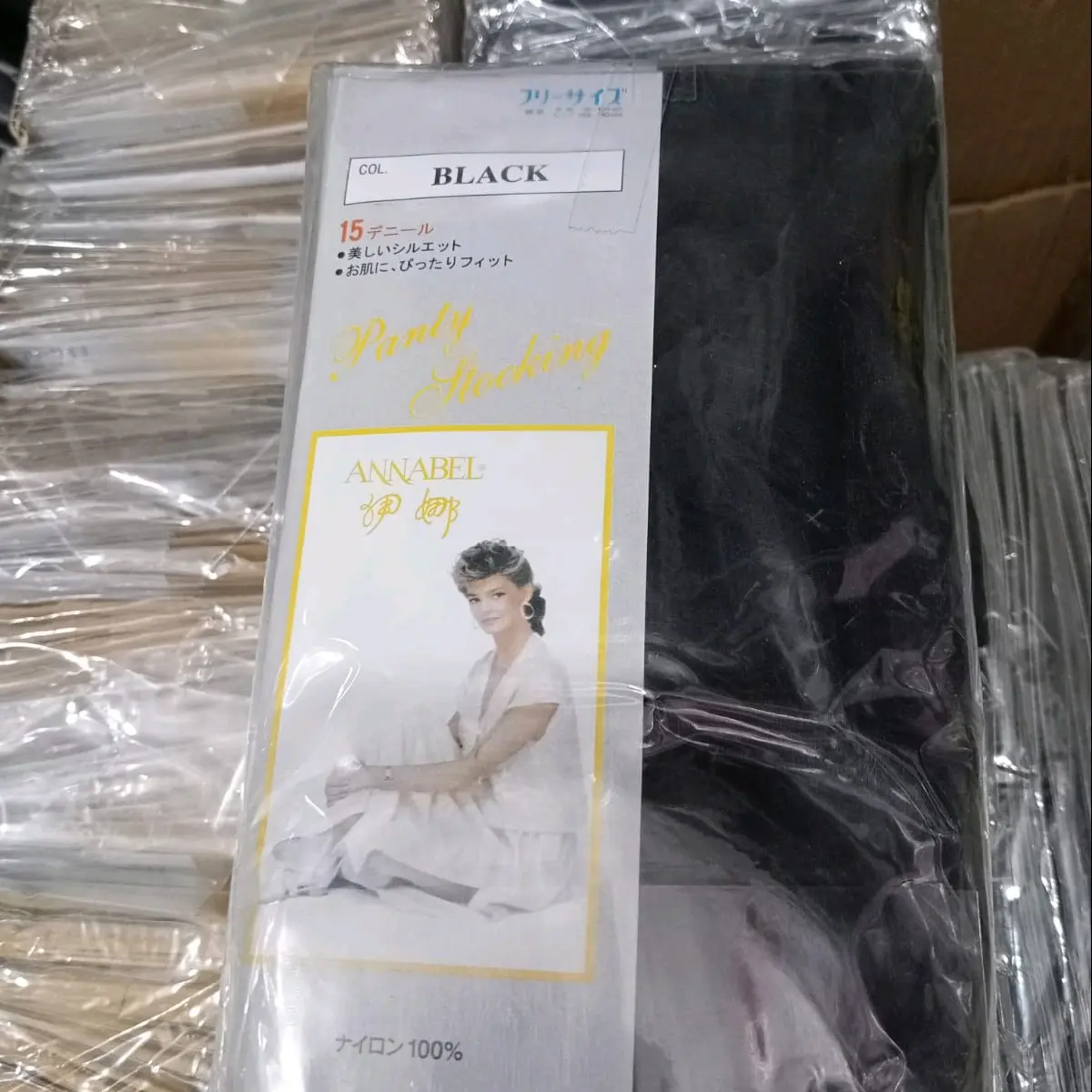 (12pc)stoking celana annabel BLACK