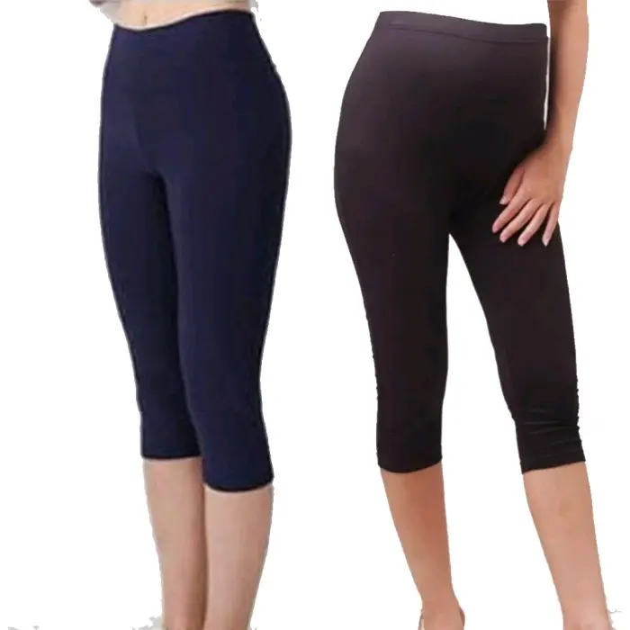 Legging 7/8 Spandek Premium / Celana Legging Spandek 7/8 Wanita / Legging Pendek Spandex Jersey Melar / Legging Pendek Perempuan 1