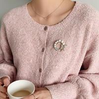 Gambar Fashion Butterfly Brooches Gold Color Pearl Brooch Pins Rhinestone Breastpin for Women hijab - Silver dari Samphorid Kota Bekasi 3 Tokopedia