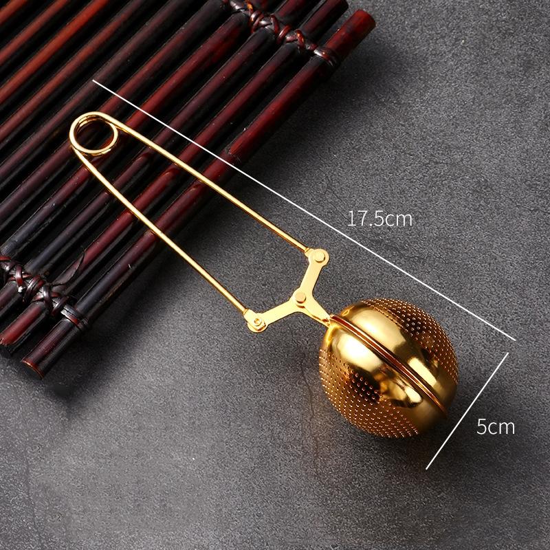 Tea Infuser Handle Tea Ball Sphere Mesh Tea Strainer Coffee Herb ...