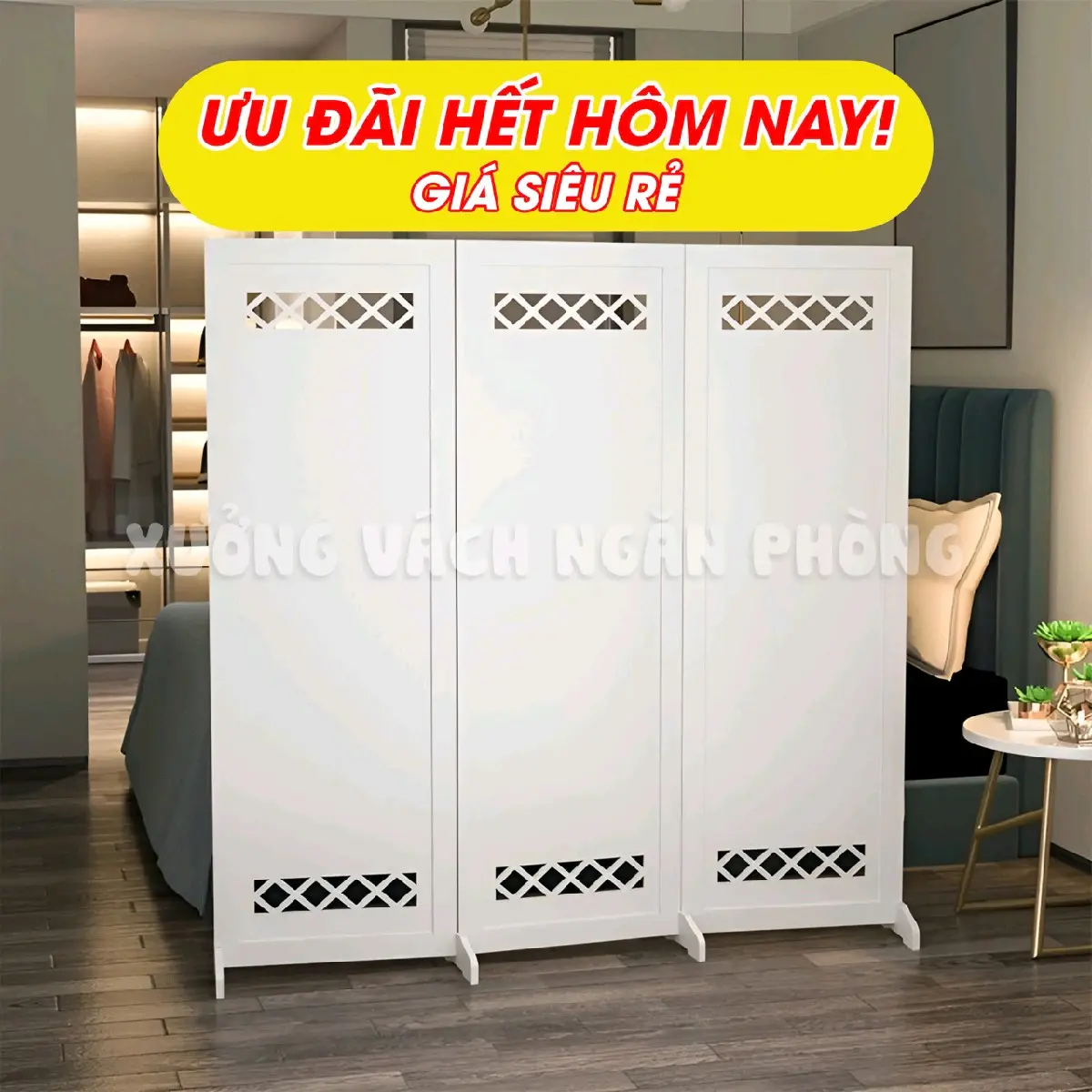 Vách ngăn kín ngăn phòng, tạo không  gian riêng tư