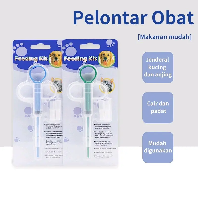Feeding Kit  suntikan pelontar obat alat bantu memberikan obat hewan