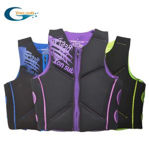Adult Thickened Life Jacket Water Ski Jet Ski High Buoyancy Large Size Fishing Vest Sports Anti-Collision Sleeveless Swimming Suit