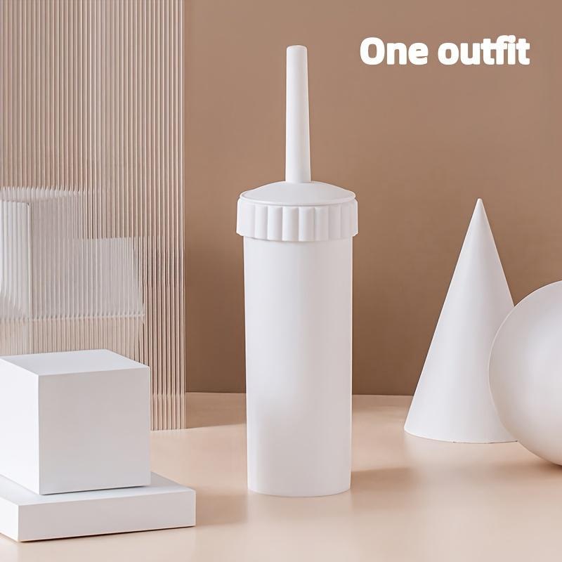 Product Introduction of Long Handle Toilet Brush with Holder, 1 Set Household Multifunctional Plastic Brush, Easy To Cleaning & Maintaining Toilet Brush 3