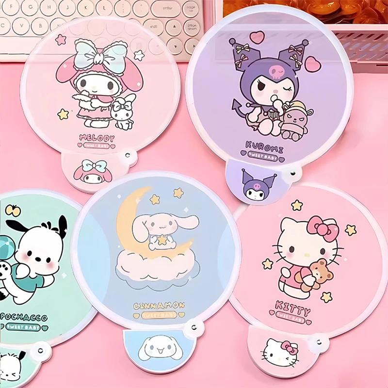 Product Introduction of Summer Folding Fan Cute Portable Fabric Pocket Fan With Storage Bag 7