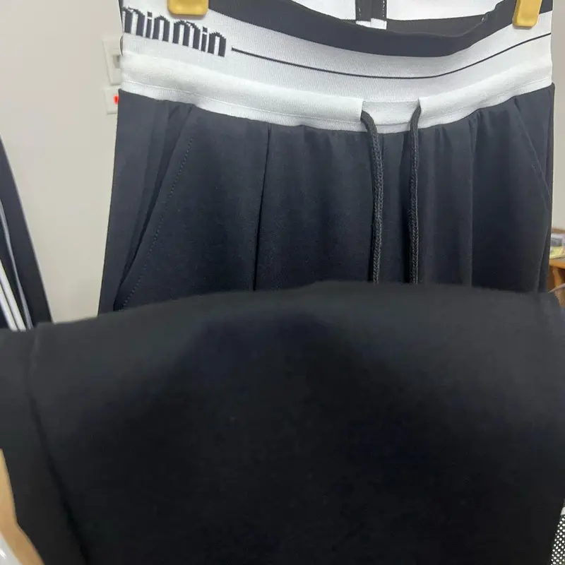 Quần ống xuông NỮ sang trọng phối bản cạp len màu trắng 8 cm trẻ trung năng động đủ sz từ 40 đến 75 kg Pants Tre Ong Menswear Nam 3