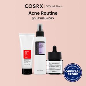 COSRX Official Basic Acne Routine เซ็ตสกินแคร์สำหรับดูแลผิวสิวแบบเริ่มต้น acne care beginning Salicylic Treatment ออร์แกนิก บำรุง