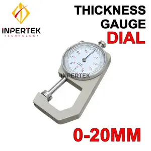 Dial Thickness 0-20 mm Alat Ukur Ketebalan 0 20 Sigmat thickness Gauge