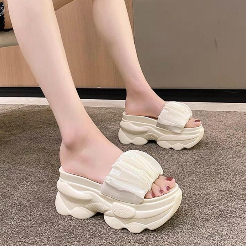 Dép xuồng đế gồ phong cách tiểu thư 9P DéP Shoes Nữ GiàY Sandal