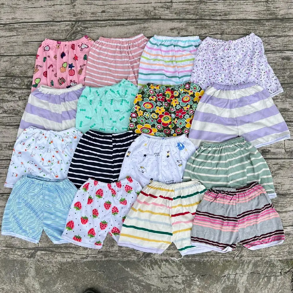 (3-17kg) Combo 20 Quần Đùi Vải Cotton Đủ Họa Tiết Cho Bé Trai Bé Gái