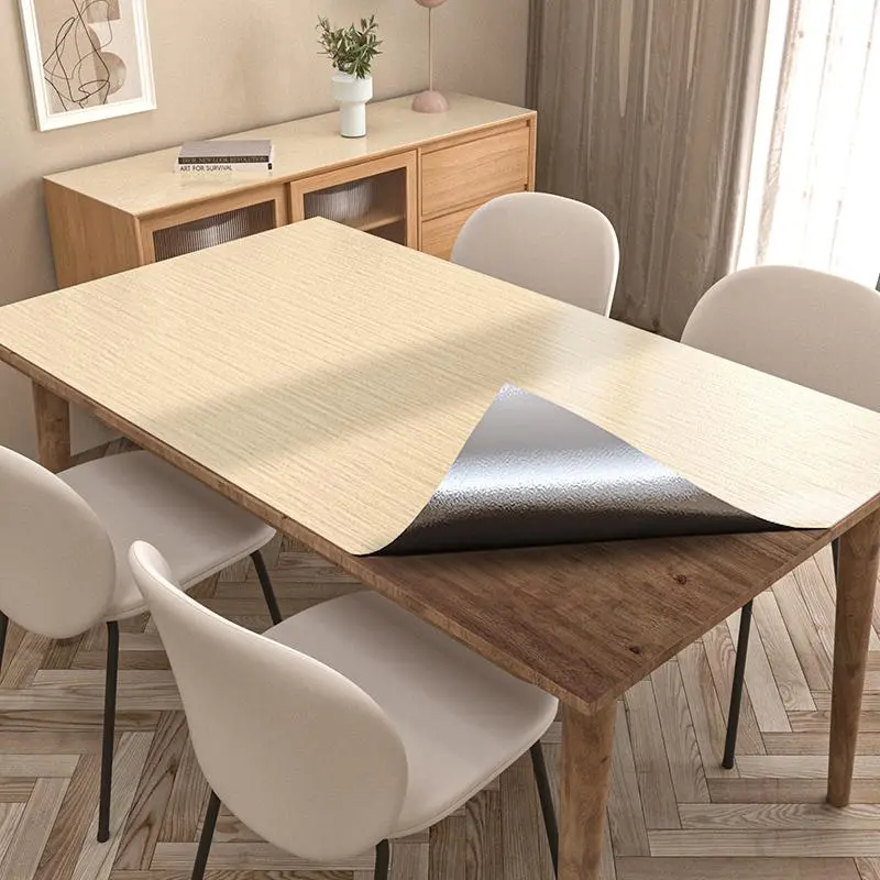 Self-Adhesive Wallpaper, 1 Roll Removable PVC Wallpaper, Wood Grain Pattern Furniture Refurbished Sticker, for Desktop, Countertop, Wall