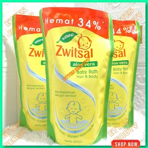 Zwitsal Baby Bath Hair and Body Shampoo Shampo Sampo Bayi Kemasan Ekonomis 600ml 450 ml Bayi Baru lahir Bayi Balita Cewek Cowok Sabun
