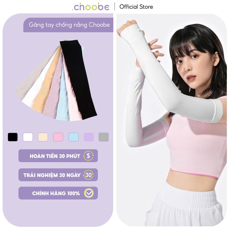 Găng tay chống nắng nam nữ Choobe bao tay đi phượt xỏ ngón GT01 Chống Trơn Sport