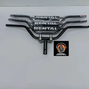 HARGA GROSIR! Satu Set Stang Stir Trail dan dudukan Stang untuk jenis motor honda yamaha suzuki bebek atau matic   pnp  tinggal pasang ke motor Supra,suprax,Kharisma,Fitnew,blade,Revo,Revoabsolute,Jupitermx,Vegar,Miosporty,Smash,Vario110 Motorcycle