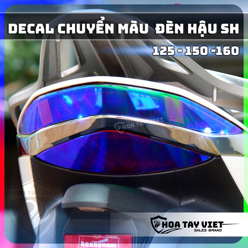  Decal ĐÈN HẬU HONDA SH chuyển màu ĐÈN HẬU SH 125 - 150 - 350 Nhãn Dán Tem 