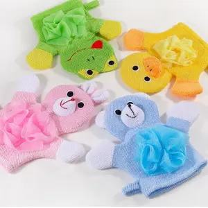 Sarung Tangan Mandi Spons Bayi Dan Anak Karakter Waslap mandi bayi karakter