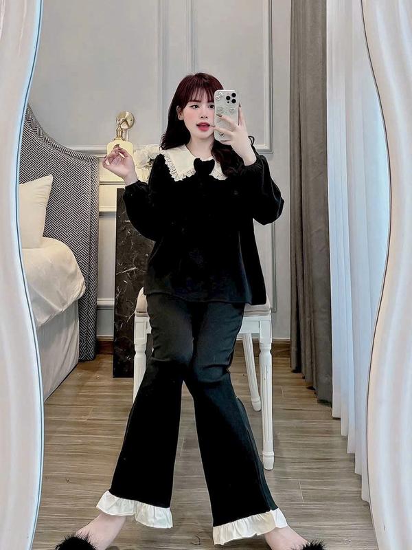 Bộ Len Lông Tho mềm mịn chất loại 1 dành cho nữ [40-60kg] 4