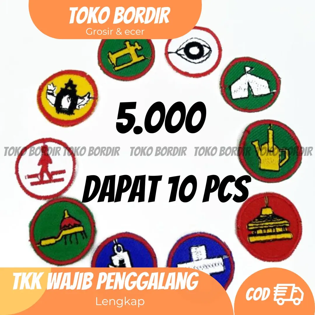 Tkk wajib SMP penggalang / 1 paket 10 pcs