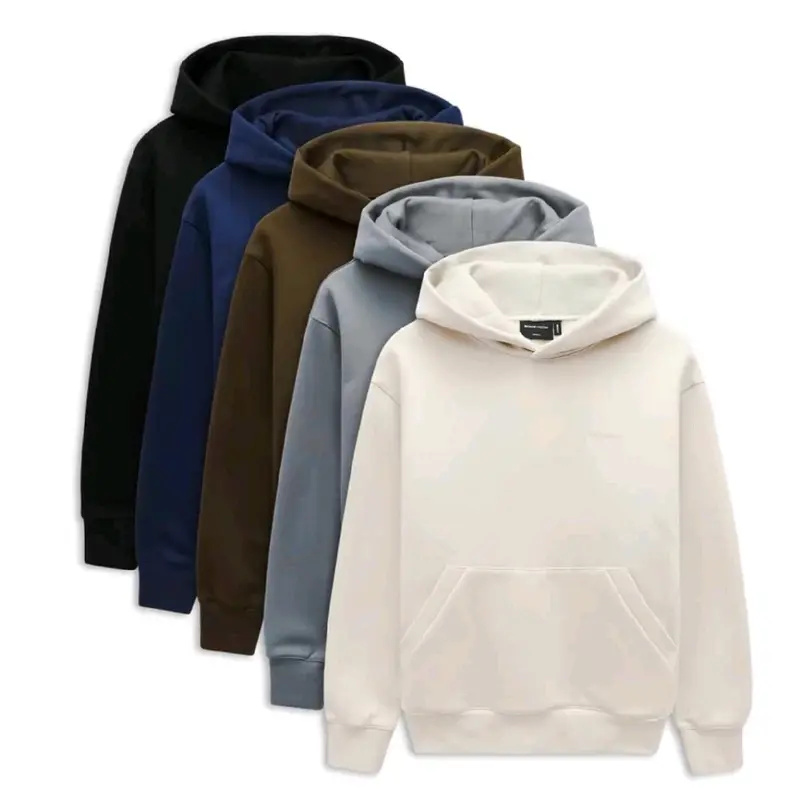 áo hoodie  nỉ nữ trơn. form rộng  túi mũ dây rút Nữ Women Top 7