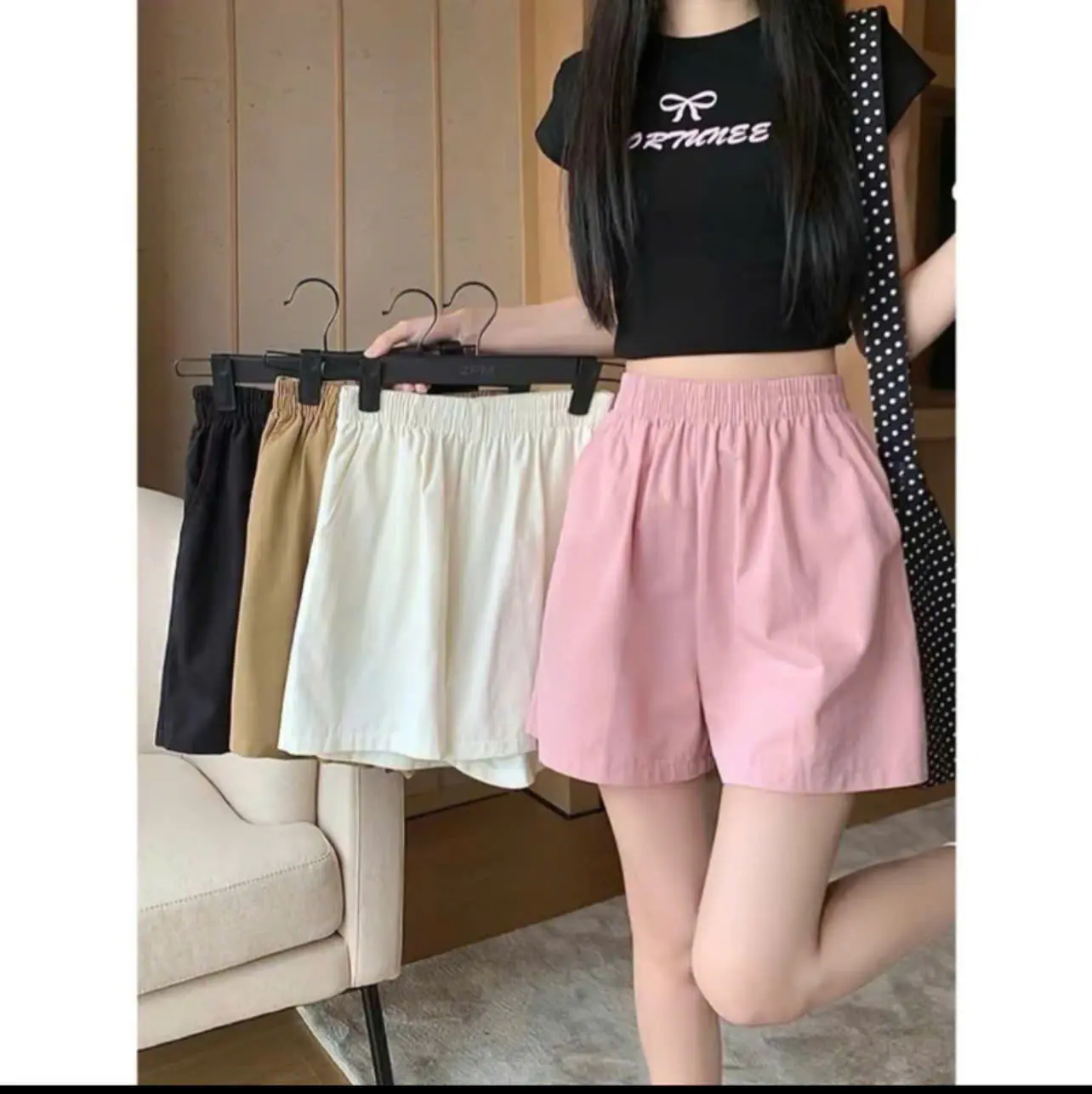 ( DEAL MỞ BÁN ) Combo 3 Quần dùi nữ cạp chun basic vải mát