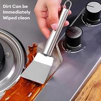 Gambar 【Apligod】SPATULA PENGIKIS NODA KERAK DAPUR SERBAGUNA SCRAPER KAPES BESI GAGANG KARET - Curved dari Apligod Kota Bekasi 1 Tokopedia