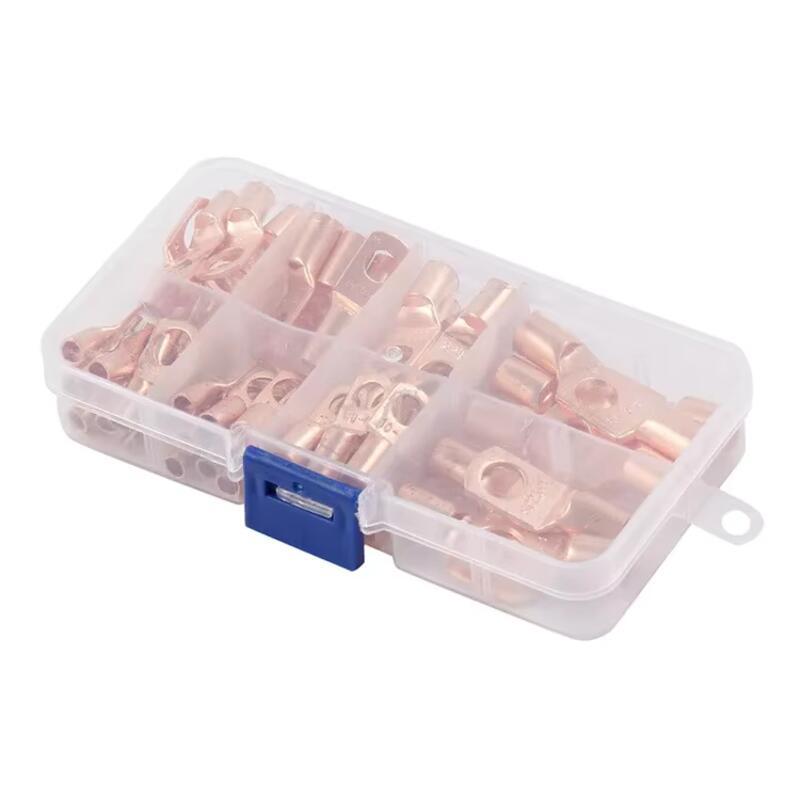 Product Introduction of 60pcs Premium Copper Ring Terminals - SC6-25 Wire Lug Connectors with Easy Crimp for Electric Cabg 33