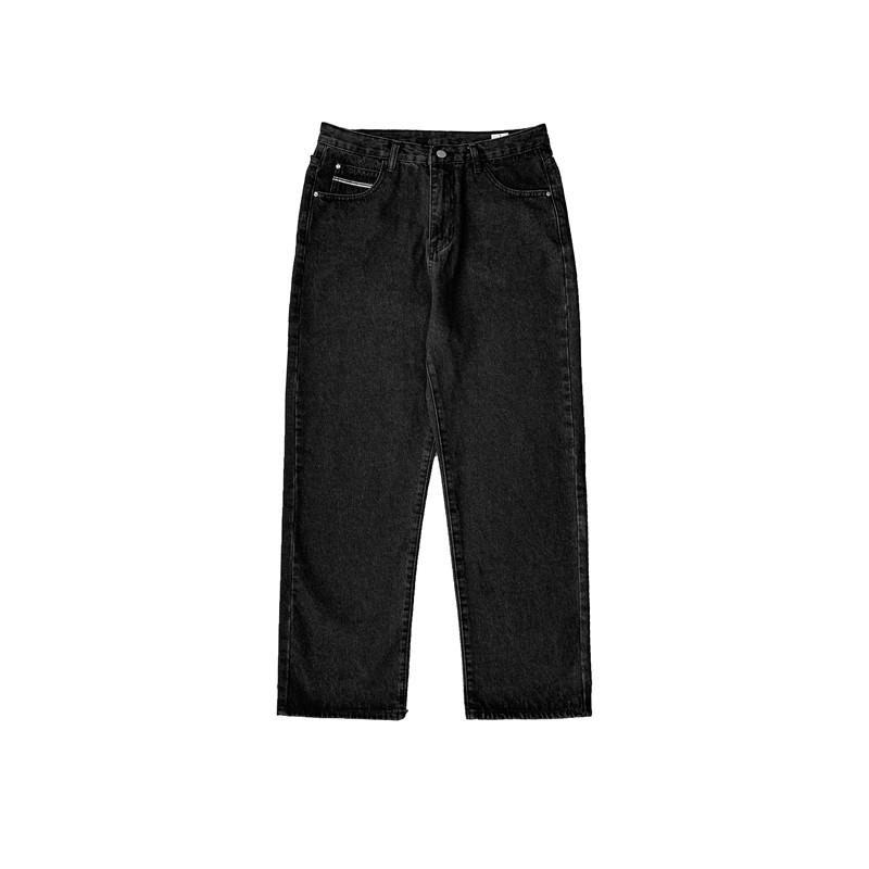 Product Introduction of Celana Jeans Pria Oversize Celana Panjang Pria Dewasa  Kulot Casual Hitam Straight Jeans Jumbo Celana Jeans Putih Wide Leg Pants Biru Baggy Boyfriend Pants Korean Style Denim Warna Blue Basic Promo Black s m l xl xxl xxxl 15