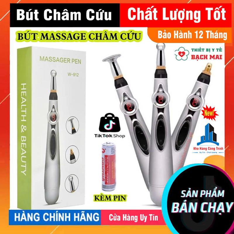 BÚT DÒ HUYỆT CHÂM CỨU TRỊ LIỆU XUNG ĐIỆN DF-618  Giải Quyết Ngay Các Cơn Đau Trên Toàn Cơ Thể , MÁY MASSAGE CHÂM CỨU BẤM HUYỆT 0