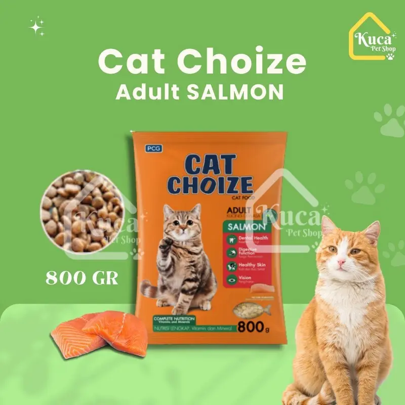 Cat Choize Adult Tuna 800g Makanan Kucing Dewasa Kering Cat Dry Food Cat Choice Adult Salmon 800 gr 2