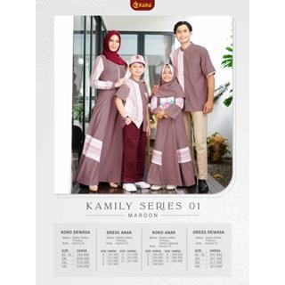 BAJU COUPLE SARIMBIT RANDOM 13 MERK KEKE KAMILY 01 MAROON 0