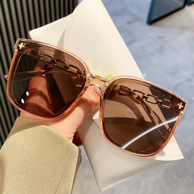 2025 New High-Grade Sunglasses Make Your Face Look Smaller UV Protection Glasses round Face