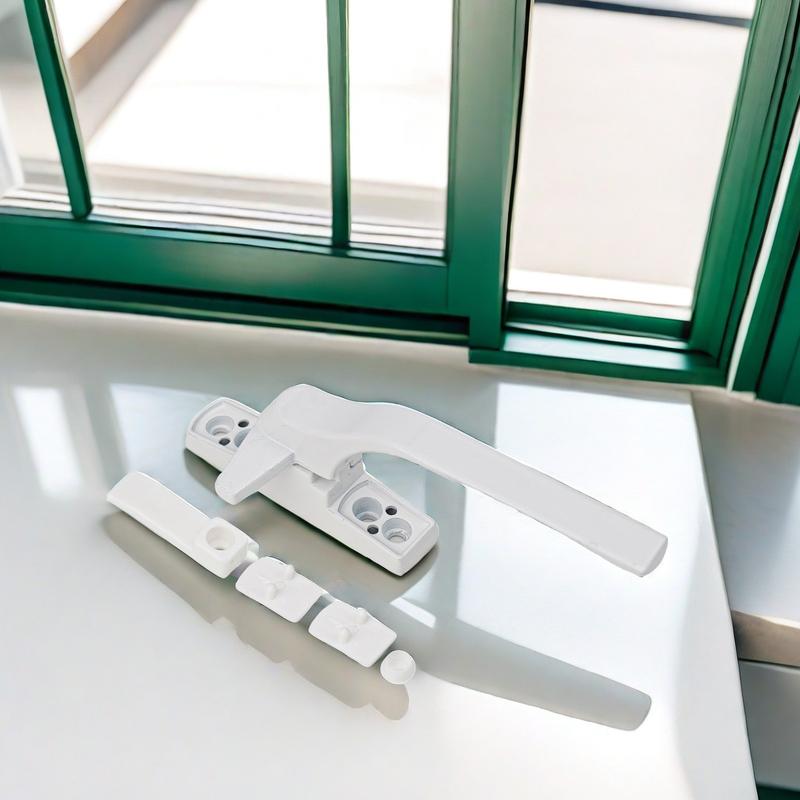 HOMEDIY Left Right Hand Aluminum Alloy External Flat Handle for Window 6