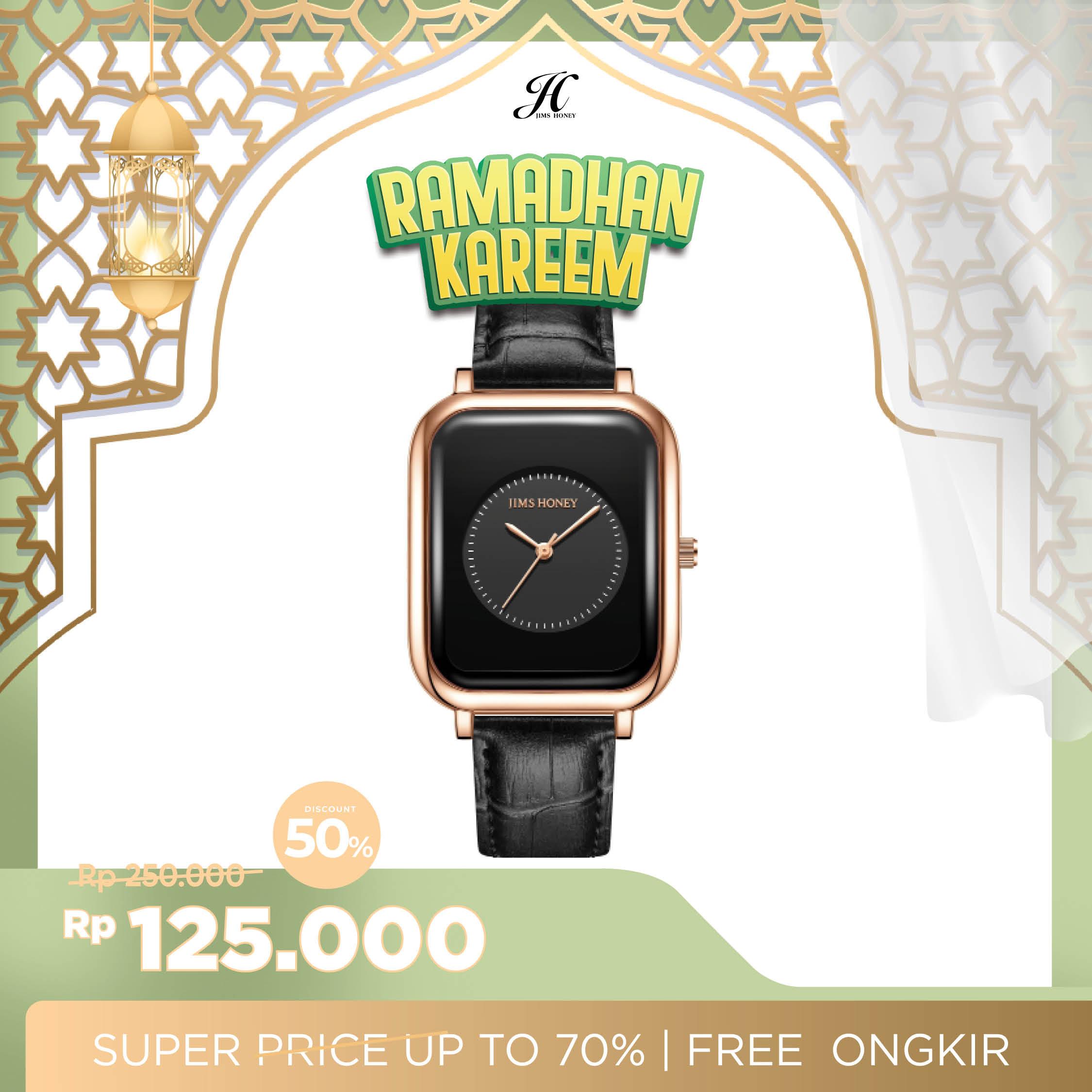 JIMS HONEY JAM TANGAN WANITA JHW 19 ( FREE BOX + BATERAI )